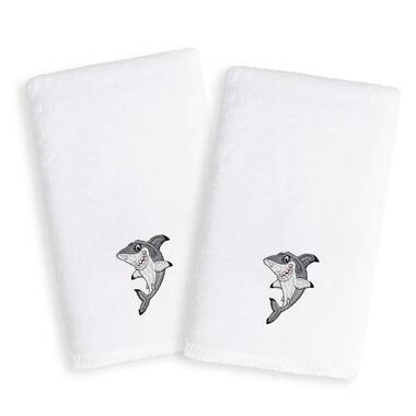 Zoomie Kids Constantia Kids Luxury Shark Turkish Cotton Hand Towel